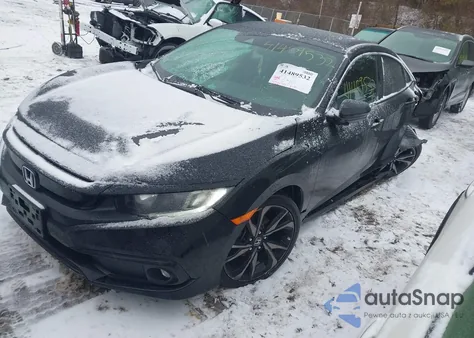 2020 Honda Civic Sport from USA, damaged, VIN 2HGFC2F86LH535118